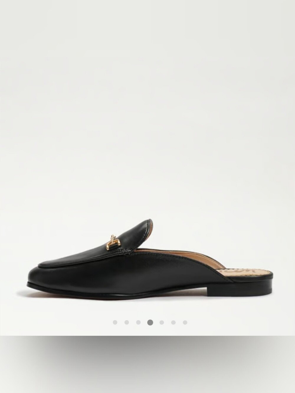 EUC SAM EDELMAN LINNIE BIT LEATHER MULE LOAFER SZ 7.5 - Picture 3 of 16